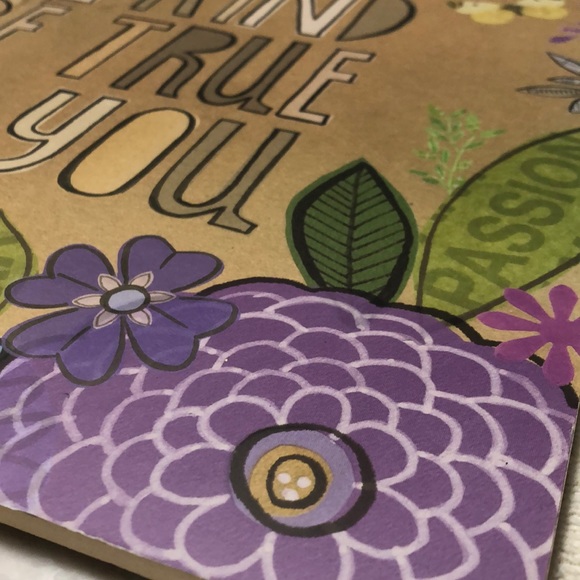 Be Brave, Be Kind, Be True, Be You floral wall art - Picture 3 of 4